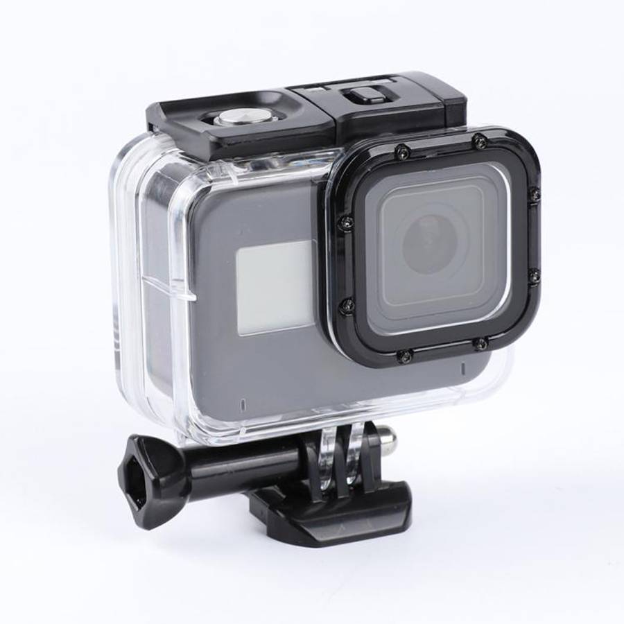 For GoPro HERO8 Black 45m Waterproof Housing Protective Case with Buckle Basic Mount & Screw, For...