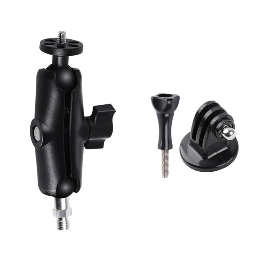 M10 9cm Connecting Rod Fixed Motorcycle Mount Holder with Tripod Adapter & Screw for GoPro, Insta...