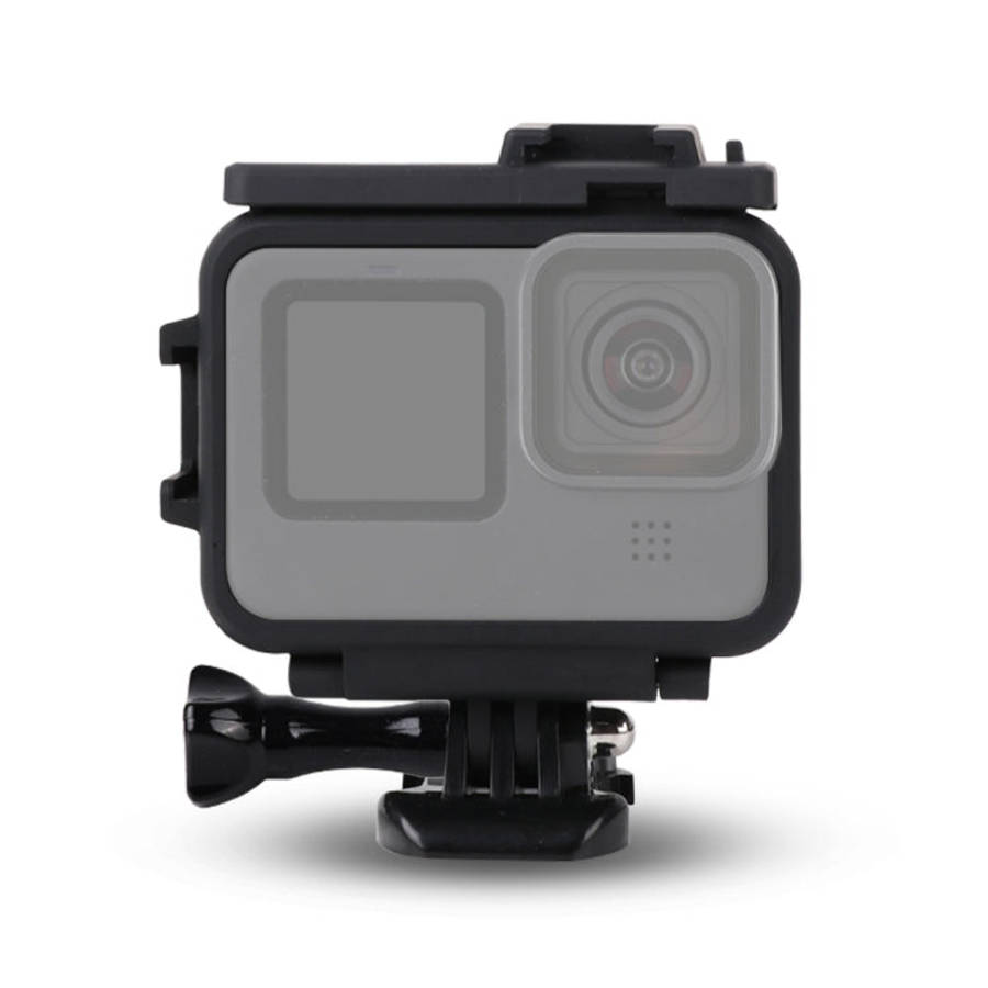 For GoPro HERO10 Black / HERO9 Black Plastic Frame Mount Protective Case with Base Buckle & Long ...