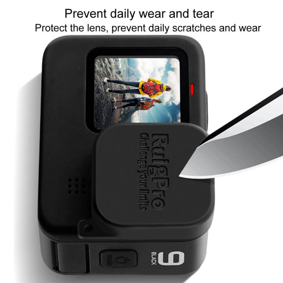 RUIGPRO for GoPro HERO10 Black / HERO9 Black Soft Rubber Scratch-resistant Camera Lens Protective...