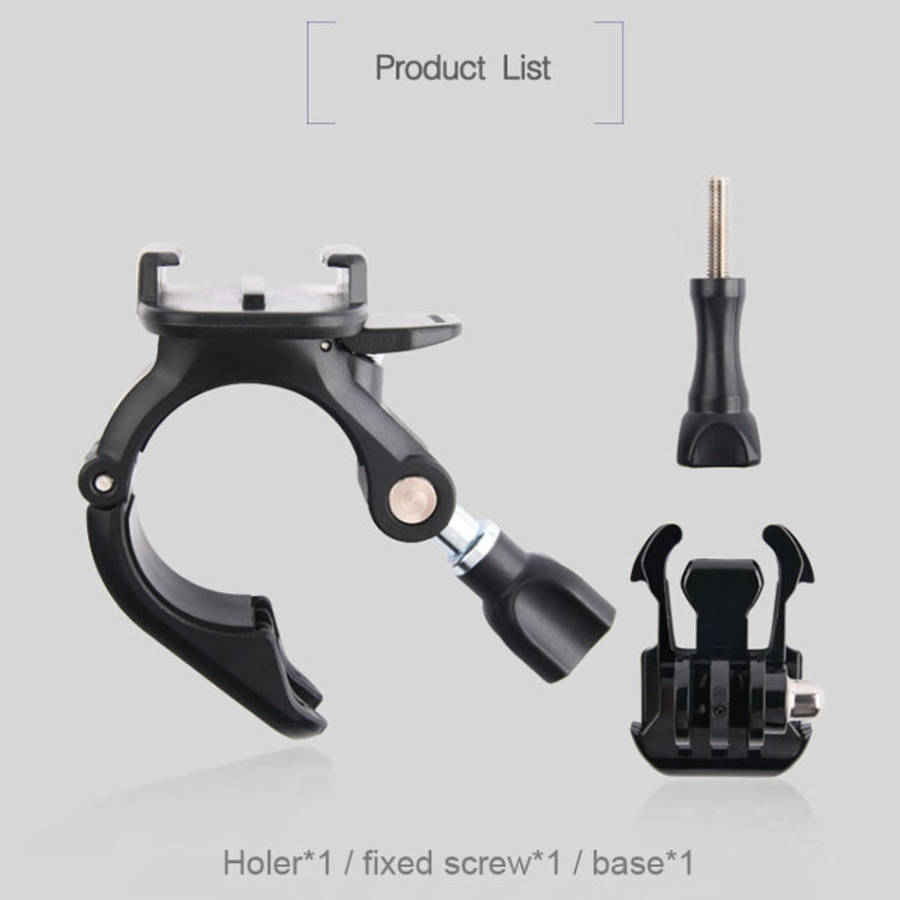 GP435 Small Size Bicycle Motorcycle Handlebar Fixing Mount for GoPro, Insta360, DJI and Other Act...