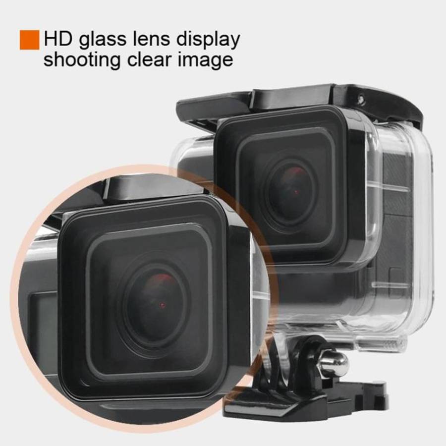 45m Waterproof Housing Protective Case + Touch Screen Back Cover for GoPro NEW HERO /HERO6 /5, wi...