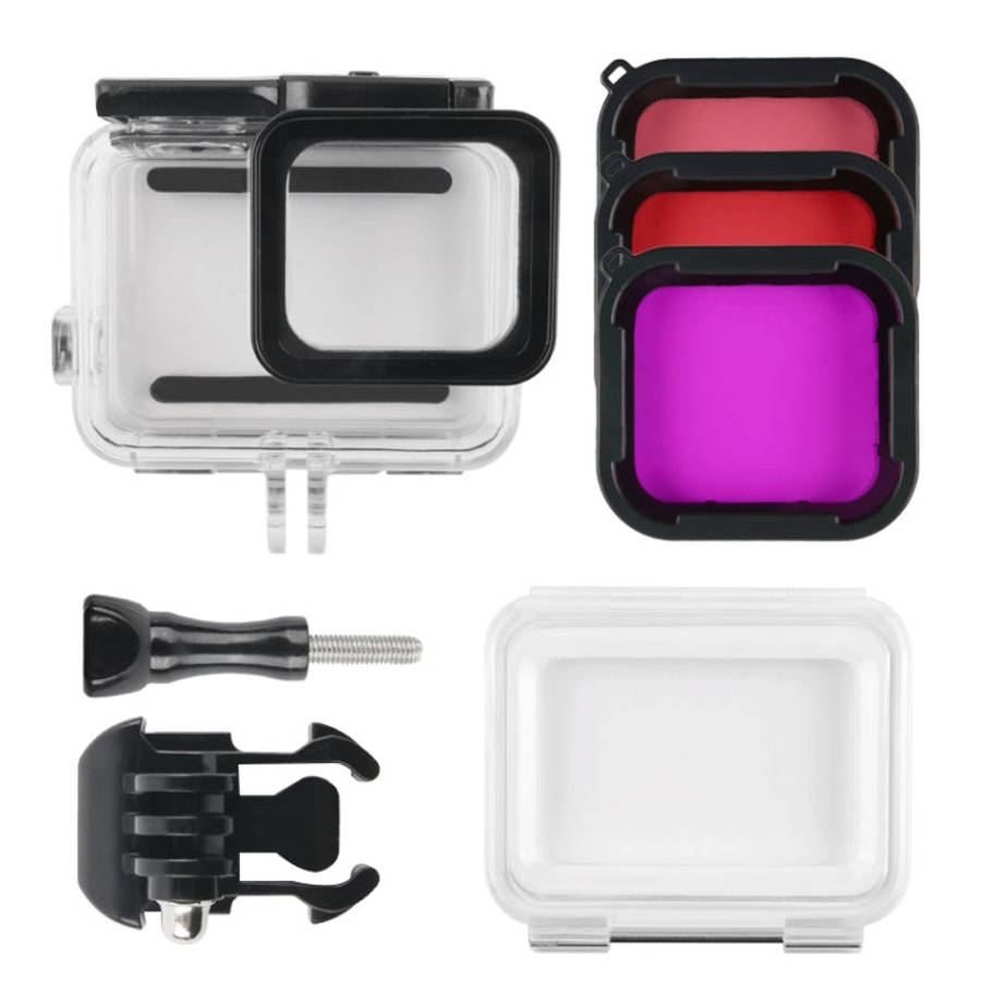 45m Waterproof Housing Protective Case + Touch Screen Back Cover for GoPro NEW HERO /HERO6 /5, wi...