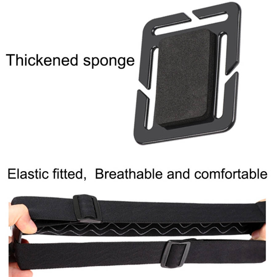 Elastic Mount Belt Adjustable Head Strap with Phone Clamp & Screw & S-type Adapter for GoPro HERO...