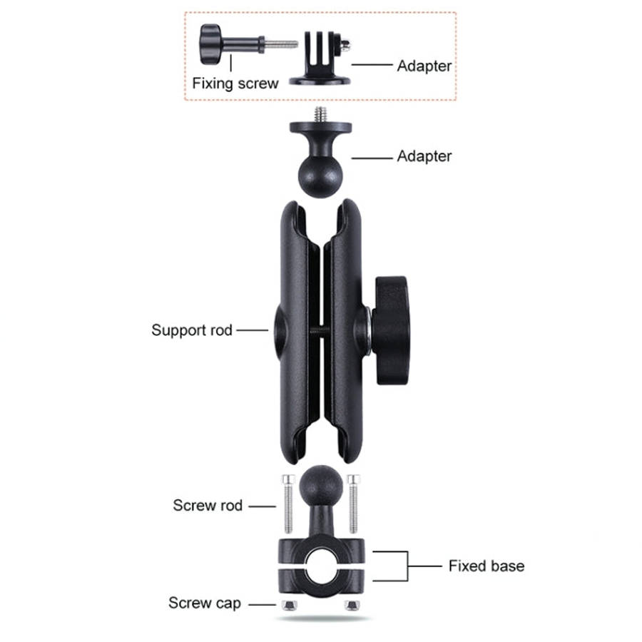 21mm Ballhead Car Front Seat Handlebar Fixed Mount Holder with Tripod Adapter & Screw for GoPro, ...