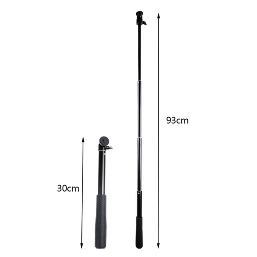 30-93cm Grip Foldable Tripod Holder Multi-functional Selfie Stick Monopod for DJI, Insta360, GoPr...