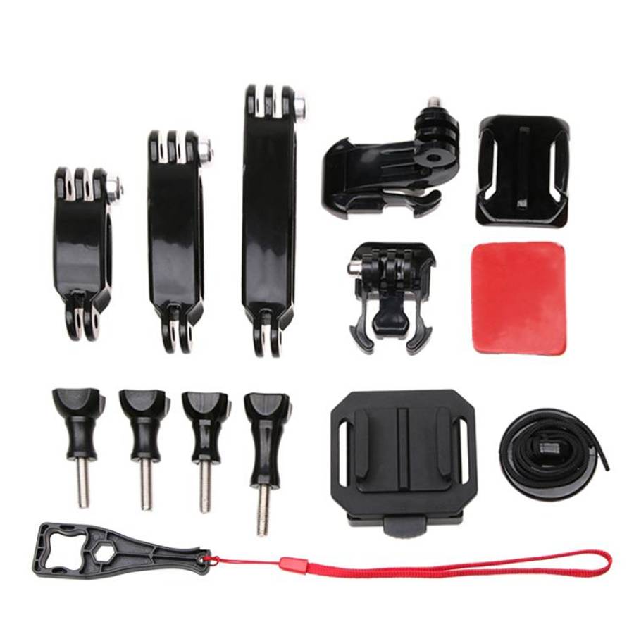 Helmet Front Mount Bundle Set for GoPro, Insta360, DJI and Other Action Cameras, Mount Bundle Set