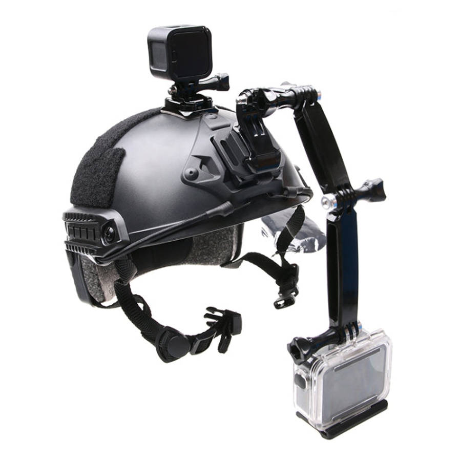 Helmet Front Mount Bundle Set for GoPro, Insta360, DJI and Other Action Cameras, Mount Bundle Set