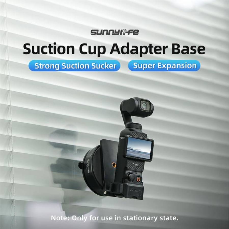 Sunnylife Universal Suction Cup Adapter Base Strong Suction Sucker for Action Camera
