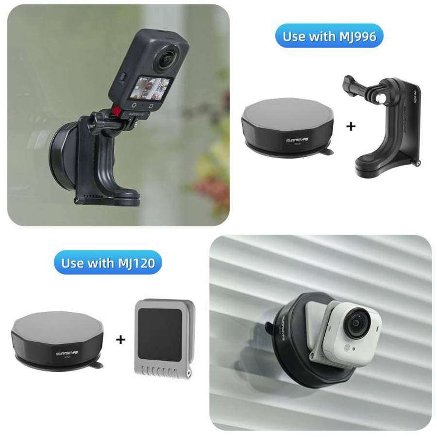 Sunnylife Universal Suction Cup Adapter Base Strong Suction Sucker for Action Camera
