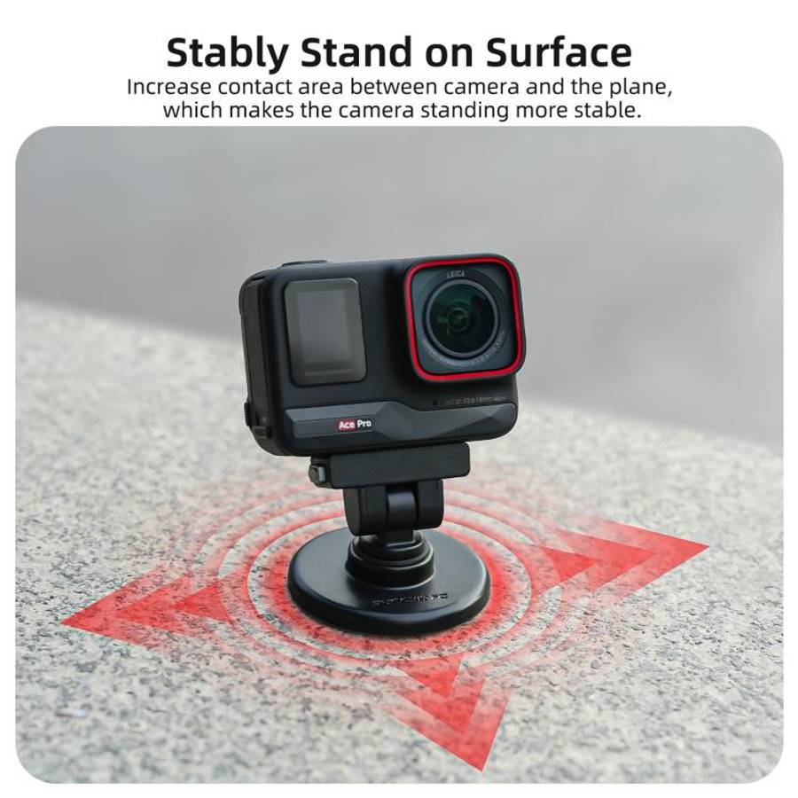 Sunnylife Quick-Release Magnetic Base Mount 1/4 180 Tilt Adjustable Tabletop Base Bracket For Ins...