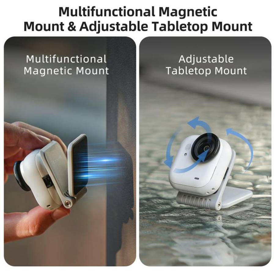 Sunnylife Universal Magnetic Mount Portable Tabletop Base Bracket Angles Adjustable 180 Rotation ...