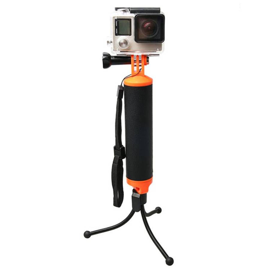 Floating Handle Grip with Tripod Holder & Adjustable Anti-lost Strap for GoPro, Insta360, DJI and...