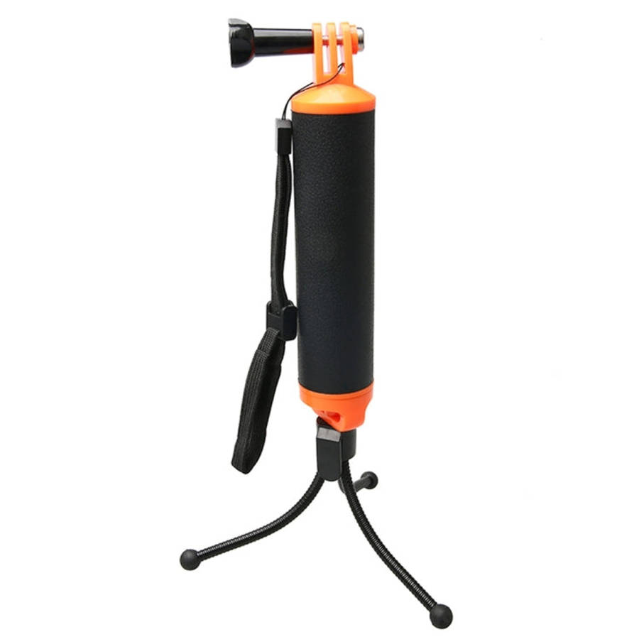 Floating Handle Grip with Tripod Holder & Adjustable Anti-lost Strap for GoPro, Insta360, DJI and...