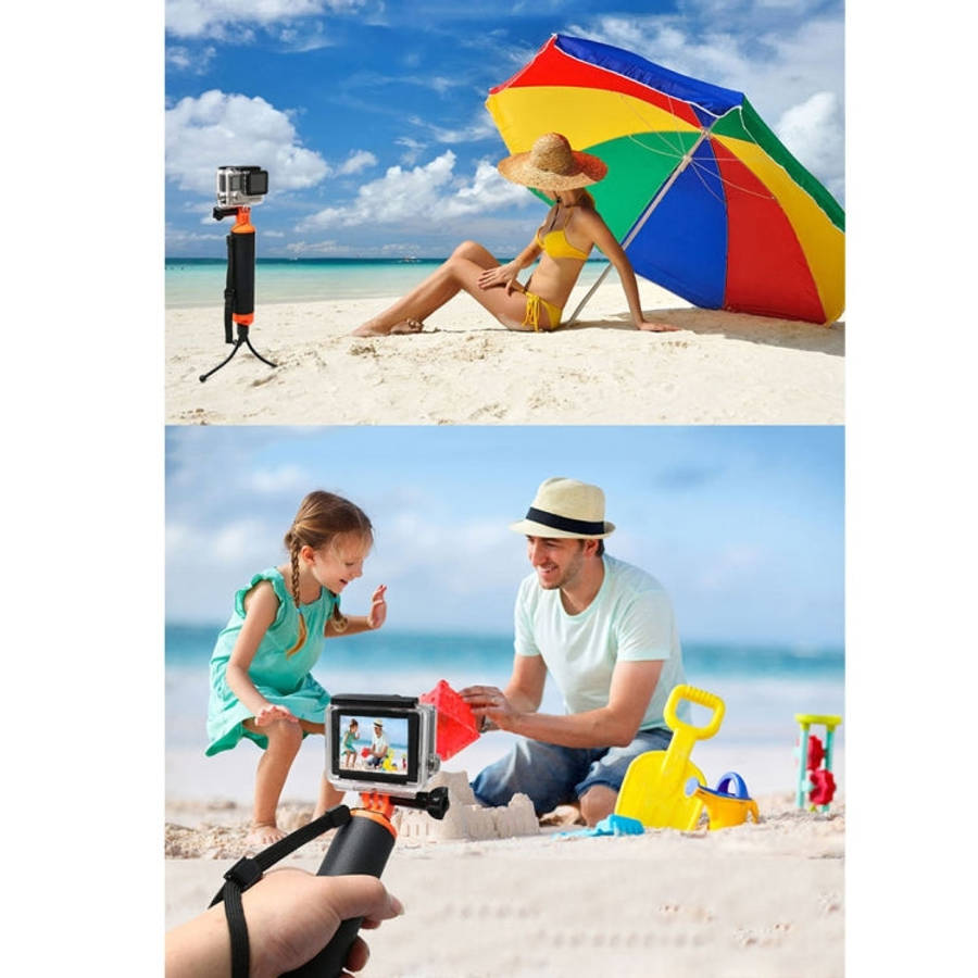 Floating Handle Grip with Tripod Holder & Adjustable Anti-lost Strap for GoPro, Insta360, DJI and...