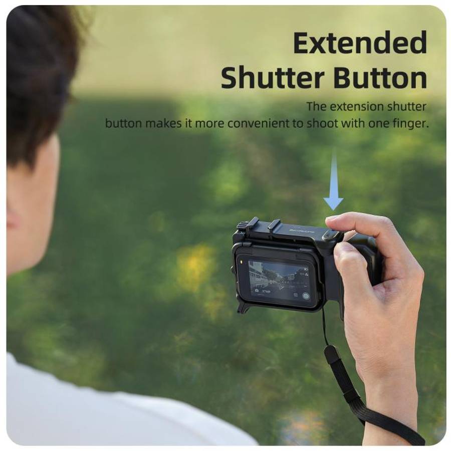 Sunnylife Street Photography Handle Ergonomic Hand Grip Quick Release Shutter Handle for Insta360...