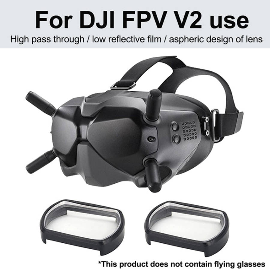 RCSTQ 2 PCS 200 Degree Myopia Glasses Lens Vision Correction Aspherical Lens for DJI FPV Goggles ...