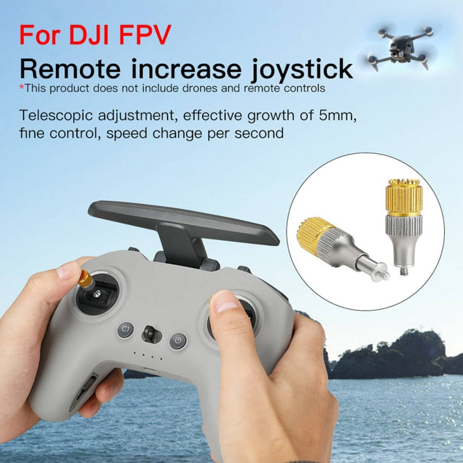 RCSTQ Two-color Retractable Thumb Rocker Joystick for DJI FPV Combo Drone Remote Control, For DJI...