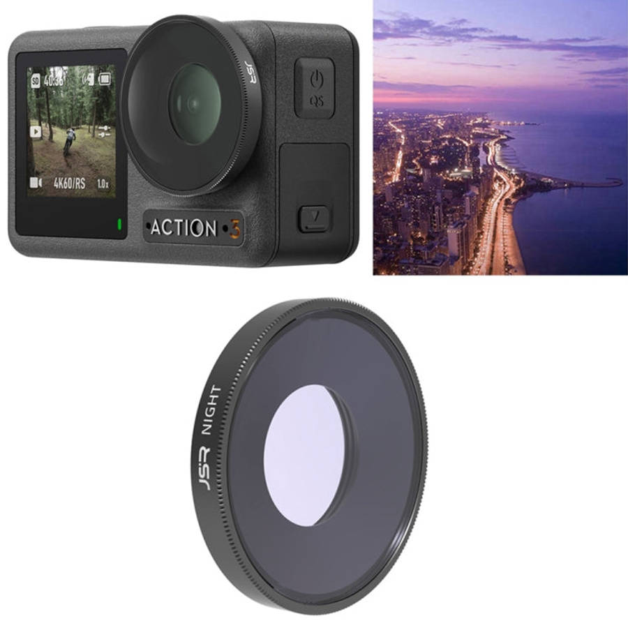 JSR NIGHT Lens Filter For DJI Osmo Action 3, NIGHT