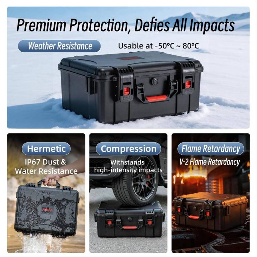 For DJI Avata 360 STARTRC Portable Waterproof Suitcase Motion-Sensing Fly Kit Storage Box, For DJ...