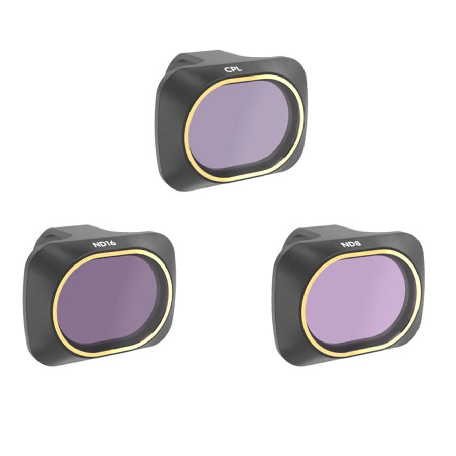 JSR Drone 3 in 1 CPL+ND8+ND16 Lens Filter for DJI MAVIC mini, CPL+ND8+ND16