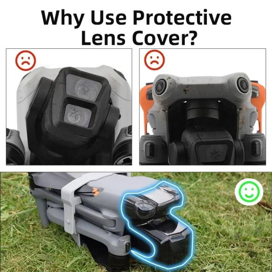 For DJI Air 3 BRDRC Lens Protective Cover Gimbal Cover, For DJI Air 3