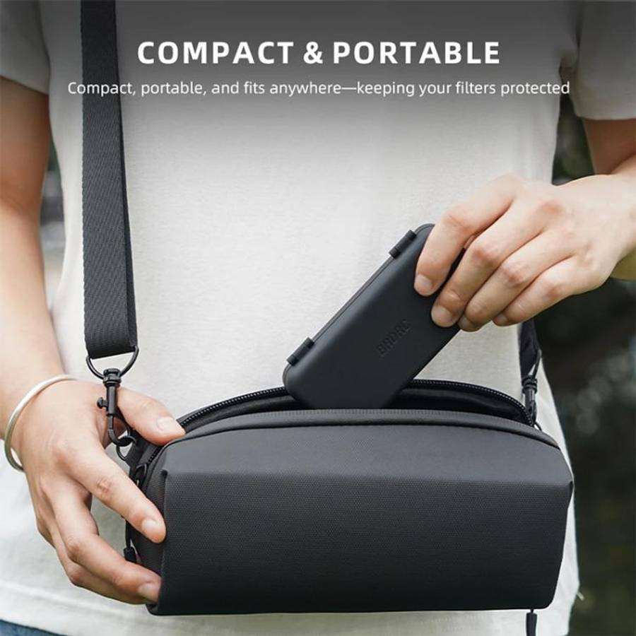 BRDRC Storage Case for DJI Osmo Pocket 3 Filter, TF/SD Card, Wide-Angle & Macro Lens Organizer, F...