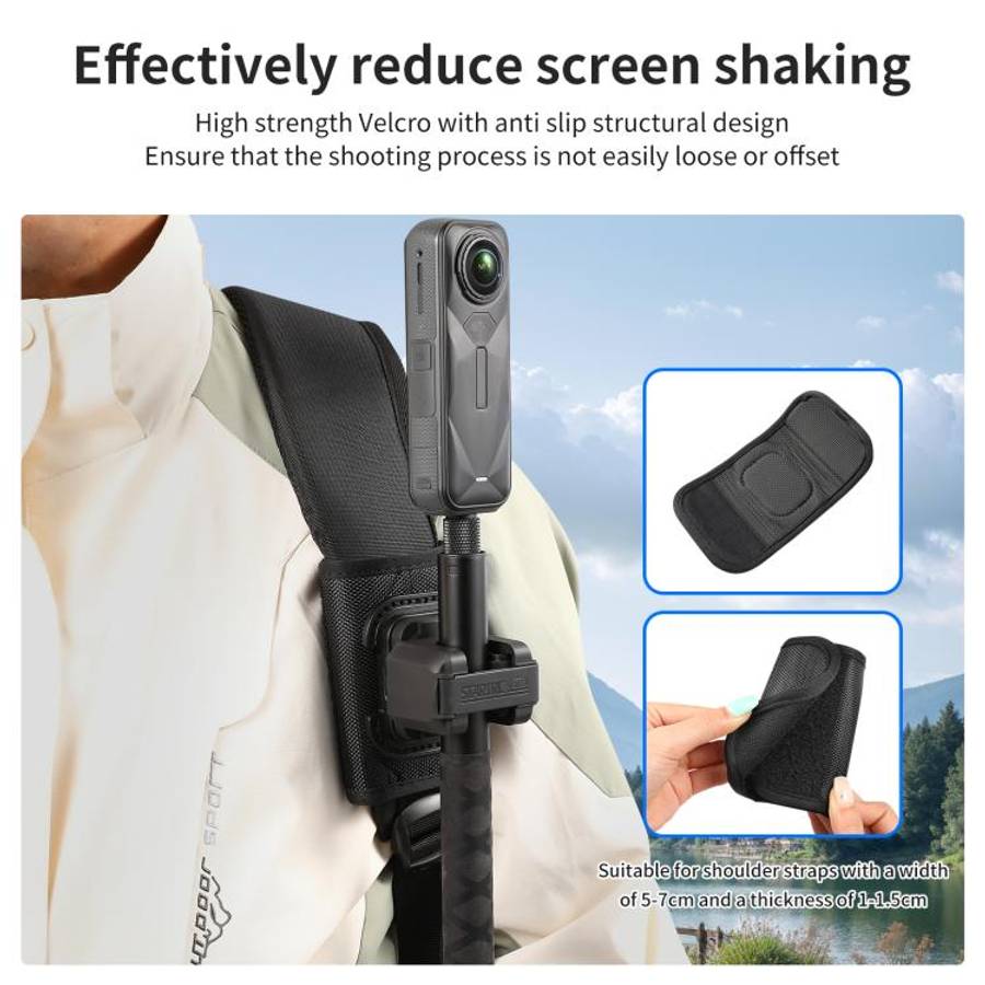 STARTRC Hook And Loop Fastener Selfie Stick Quick-Release Mount, Hook And Loop Mount