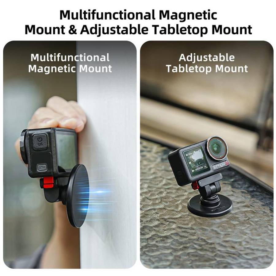 Sunnylife Quick-Release Magnetic Base Mount 1/4 180 Tilt Adjustable Tabletop Base Bracket For DJI...