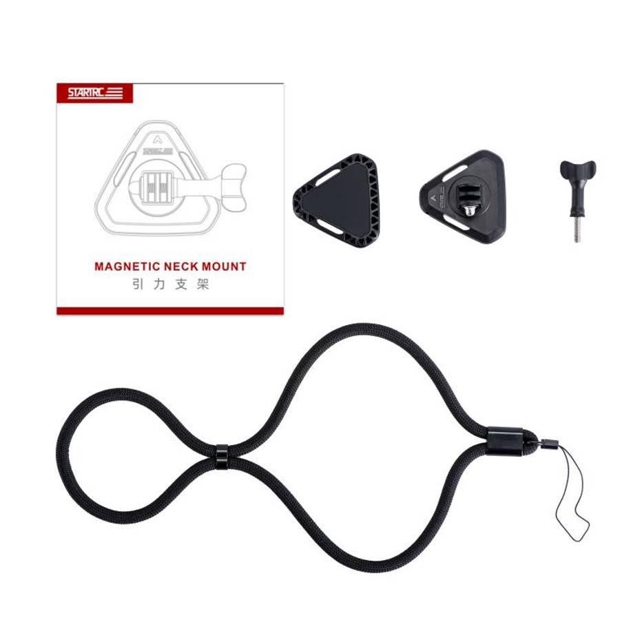 STARTRC Action Camera Magnetic Neck Mount Holder Vlog POV Neck Strap