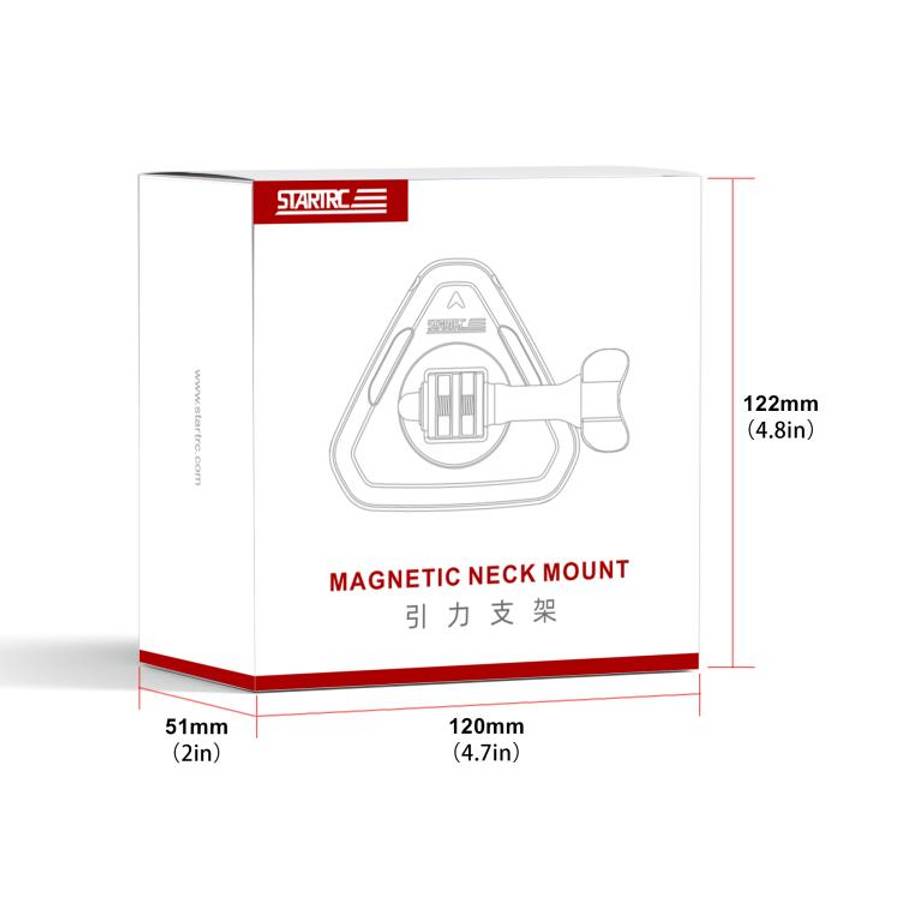 STARTRC Action Camera Magnetic Neck Mount Holder Vlog POV Neck Strap