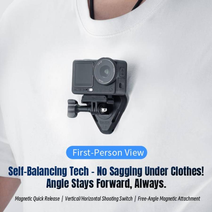 STARTRC Action Camera Magnetic Neck Mount Holder Vlog POV Neck Strap
