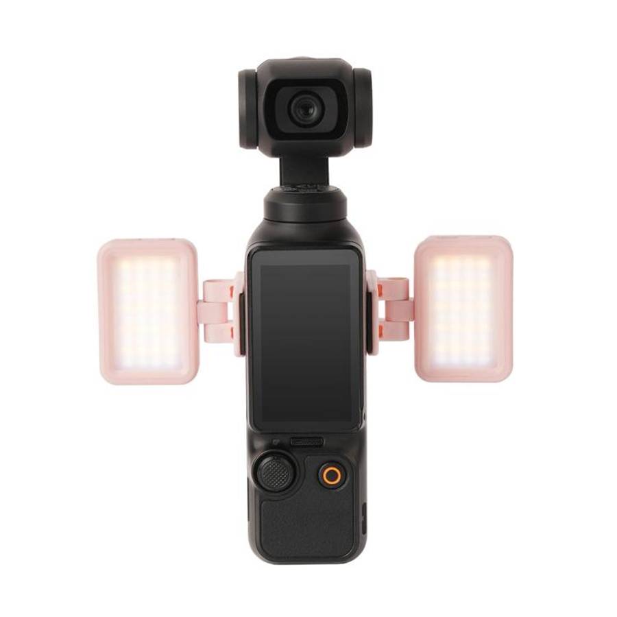 For DJI Osmo Pocket 3 Sunnylife Adjustable LED Video Light Quick-Release Fill Light Tri-Color Dim...