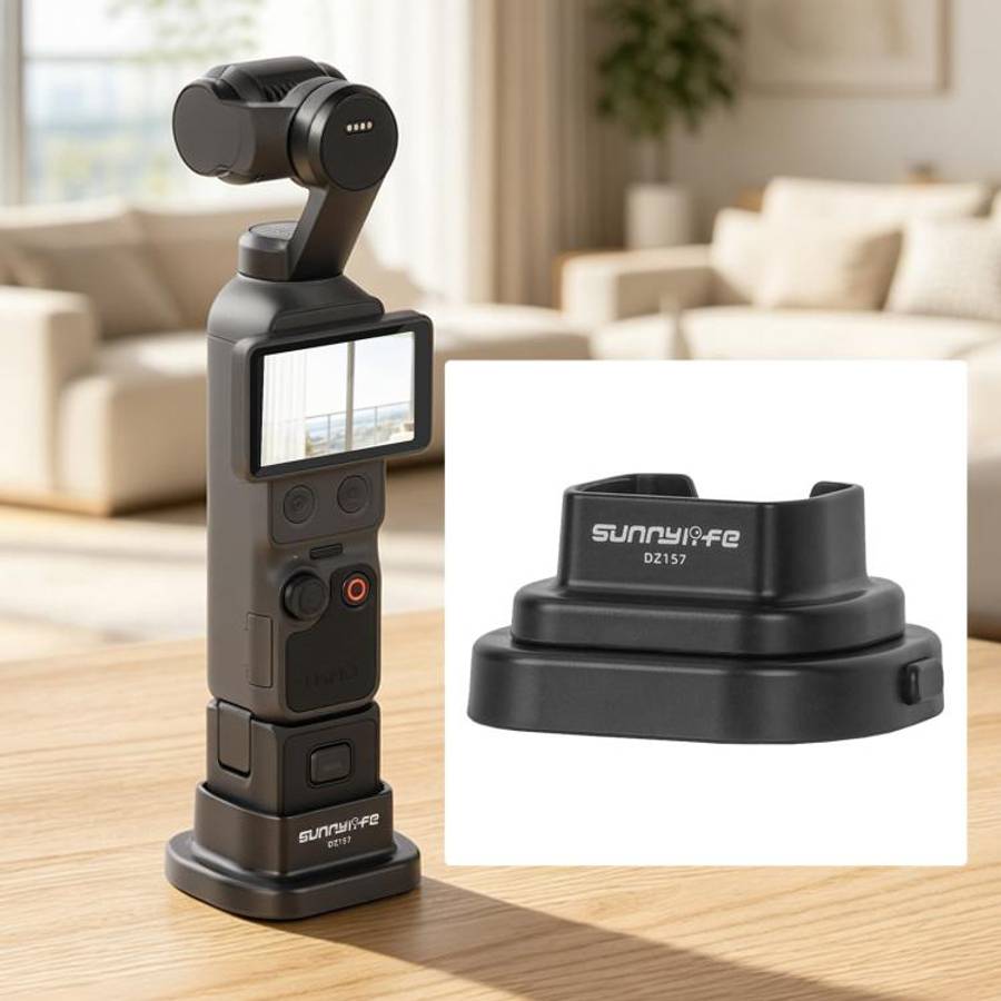For DJI Osmo Pocket 4 / 3 Sunnylife Detachable Car & Desktop Base Stand Base Desktop Stabilizer S...