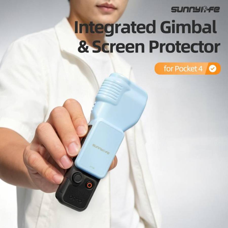 For DJI Osmo Pocket 4 Sunnylife Colorful Gimbal Cover Camera Protector Screen Guard Shield