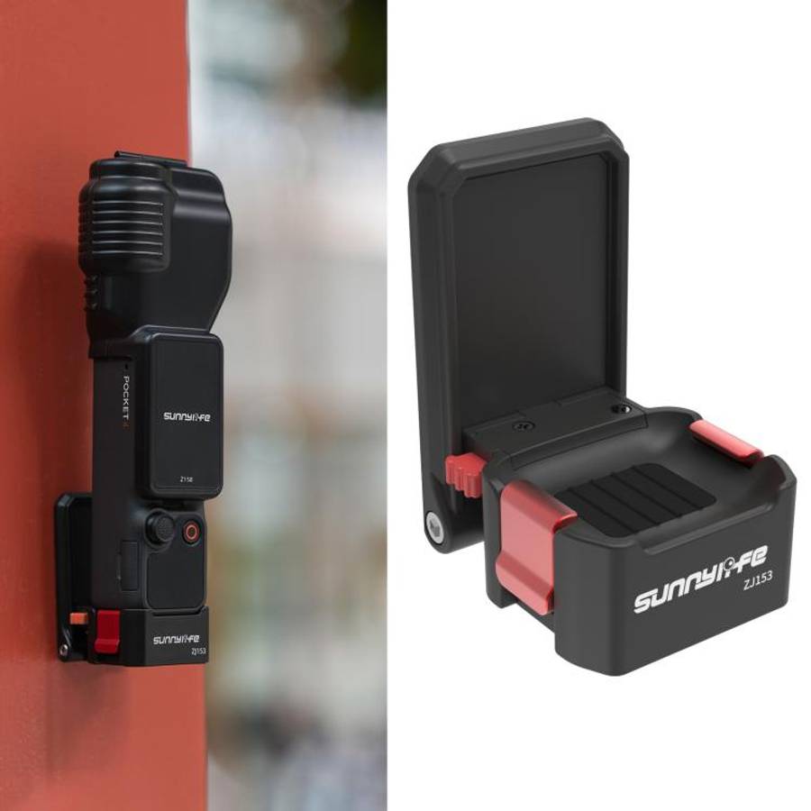 For DJI Osmo Pocket 4 / 3 Sunnylife Quick-Release Magnetic Mount Tabletop Base Plastic Bracket An...