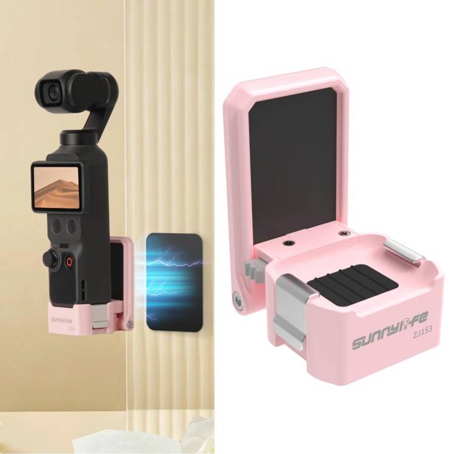 For DJI Osmo Pocket 4 / 3 Sunnylife Quick-Release Magnetic Mount Tabletop Base Plastic Bracket An...