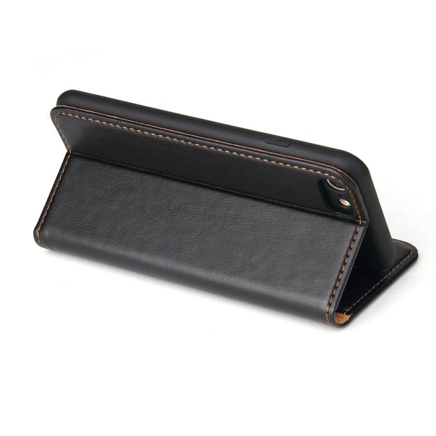 Fierre Shann PU Genuine Leather Texture Horizontal Flip Leather Case with Holder & Card Slots & W...