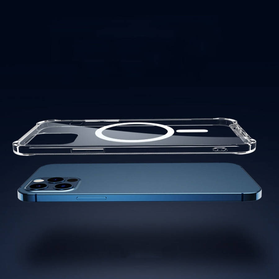 Clear Four-corner Airbag Shockproof Case with Magnetic, For iPhone 11, For iPhone 11 Pro, For iPh...