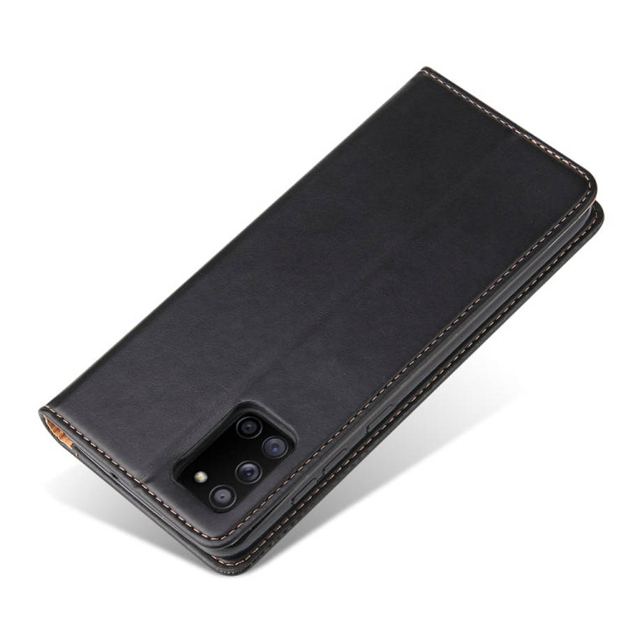 Fierre Shann PU Genuine Leather Texture Horizontal Flip Leather Case with Holder & Card Slots & W...