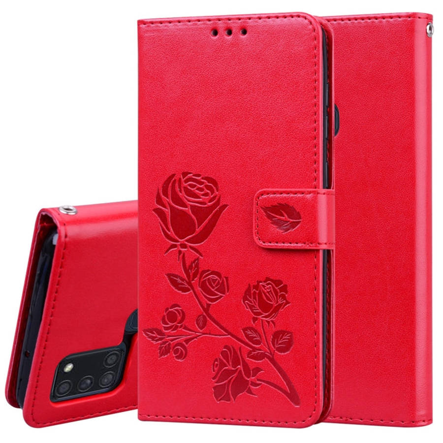Rose Embossed Horizontal Flip PU Leather Case with Holder & Card Slots & Wallet, For Huawei Y6p, ...