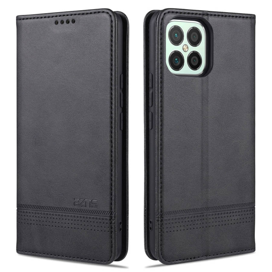 AZNS Magnetic Calf Texture Horizontal Flip Leather Case with Card Slots & Holder & Wallet, For Hu...