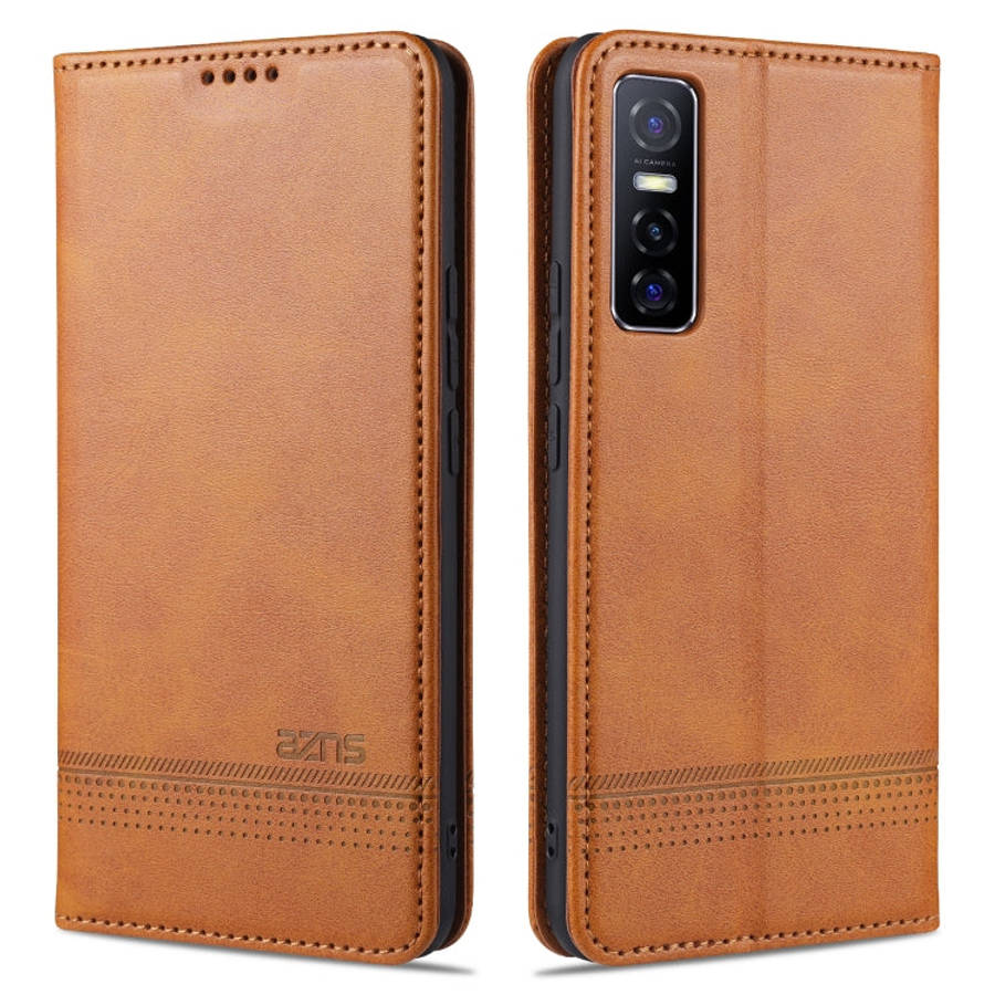 AZNS Magnetic Calf Texture Horizontal Flip Leather Case with Card Slots & Holder & Wallet, For Hu...