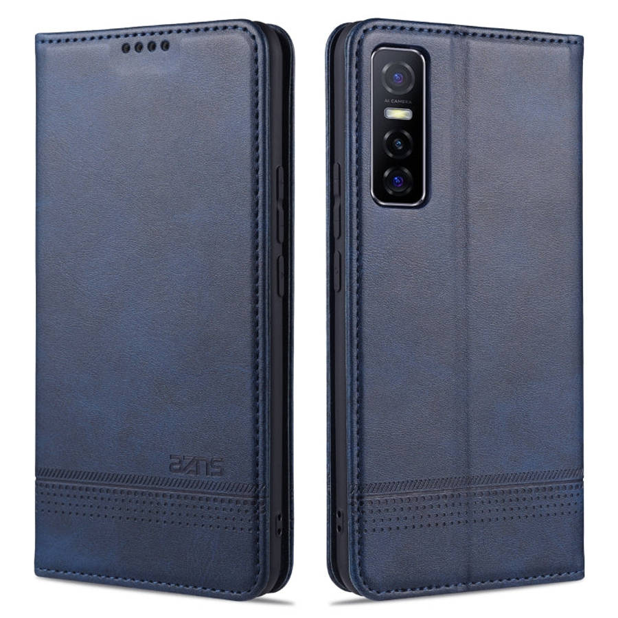 AZNS Magnetic Calf Texture Horizontal Flip Leather Case with Card Slots & Holder & Wallet, For Hu...