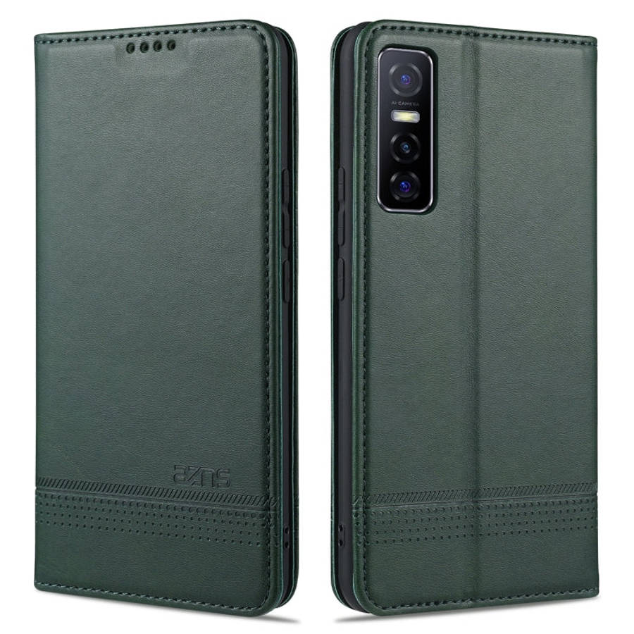 AZNS Magnetic Calf Texture Horizontal Flip Leather Case with Card Slots & Holder & Wallet, For Hu...