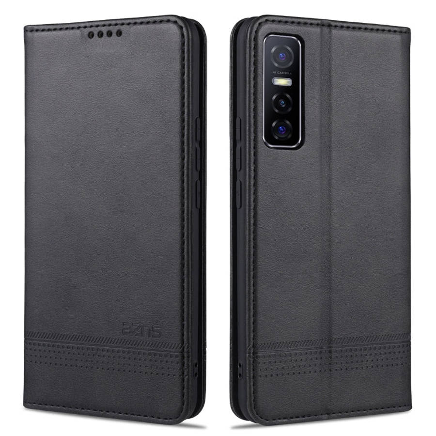 AZNS Magnetic Calf Texture Horizontal Flip Leather Case with Card Slots & Holder & Wallet, For Hu...
