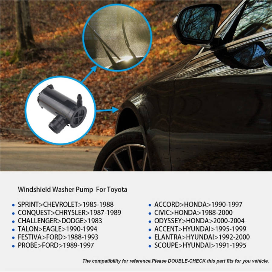 DC12V High Pressure Windshield Washer Wipers Washer Pump 85310-22080 for Honda, For Honda
