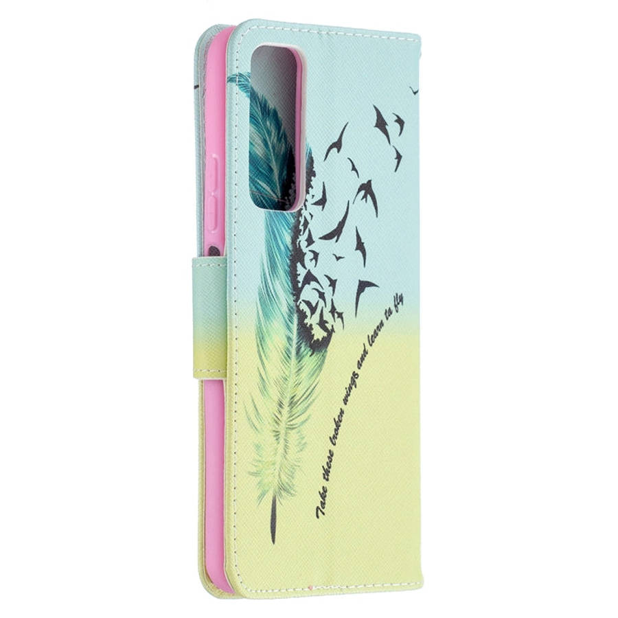 Colored Drawing Pattern Horizontal Flip Leather Case with Holder & Card Slots & Wallet, For Huawe...
