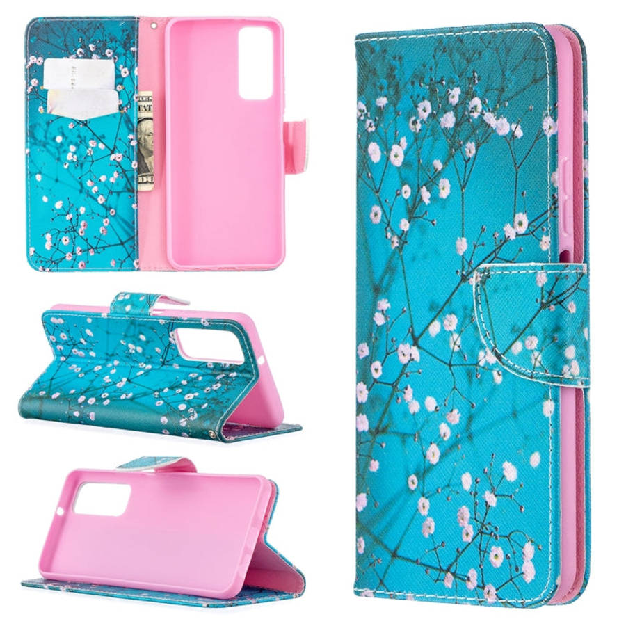 Colored Drawing Pattern Horizontal Flip Leather Case with Holder & Card Slots & Wallet, For Huawe...