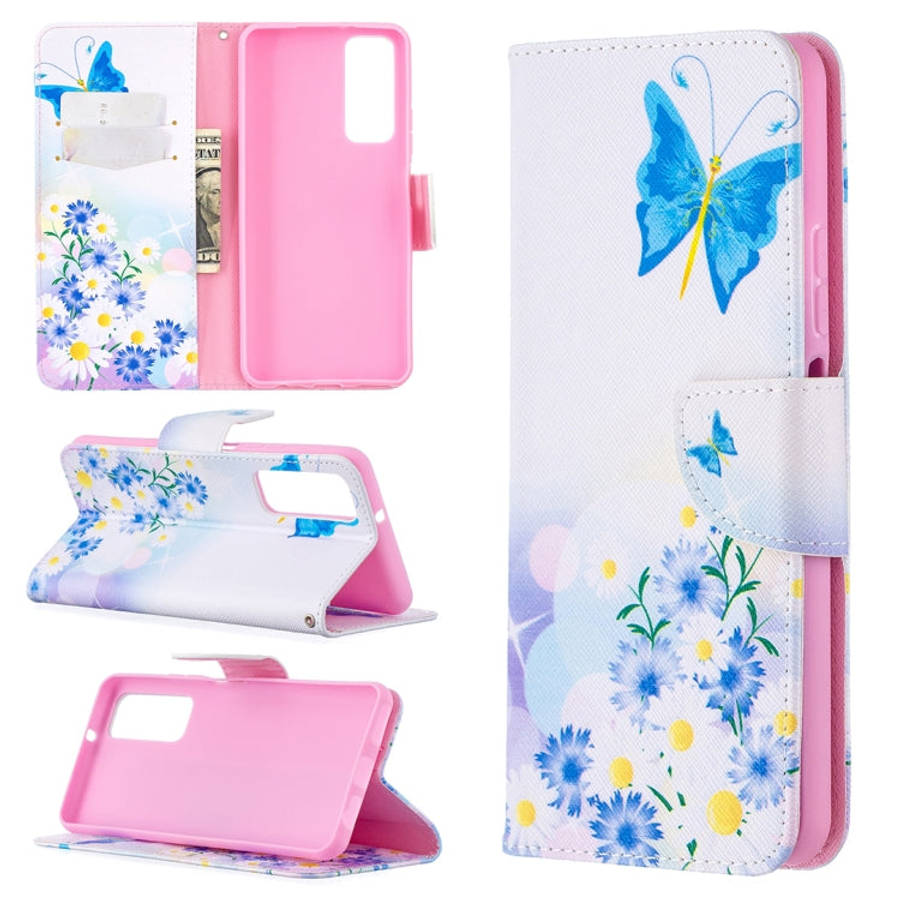 Colored Drawing Pattern Horizontal Flip Leather Case with Holder & Card Slots & Wallet, For Huawe...